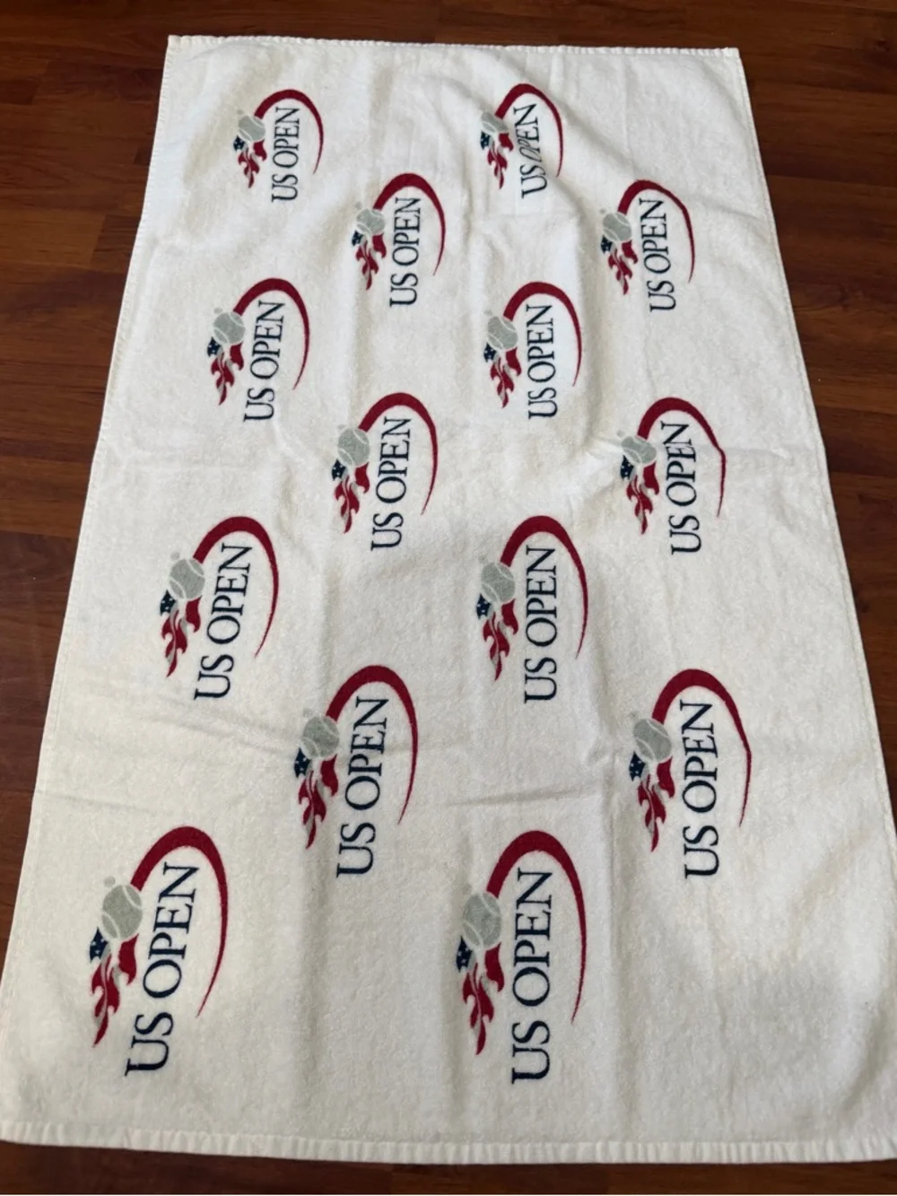 Vintage McArthur U.S. Open Tennis Championship Player Towel Anti-Microbial 23x38